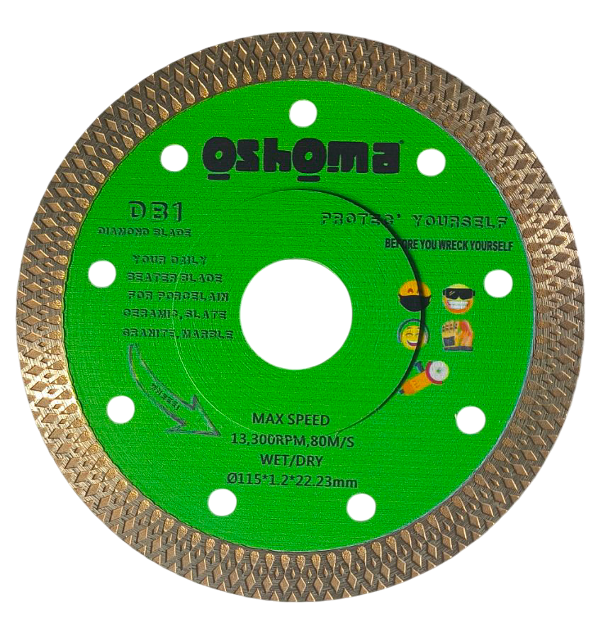 Oshoma 115mm Diamond Turbo blade (DB1) – JoJa.UK