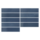 Crafted Patterns Denim wall tiles 75 x 300mm