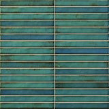 Linear Turquoise KitKat 350mm x 350mm