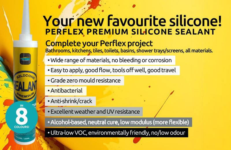 Perflex Construction Perflex Premium Silicone sealant – JoJa.UK