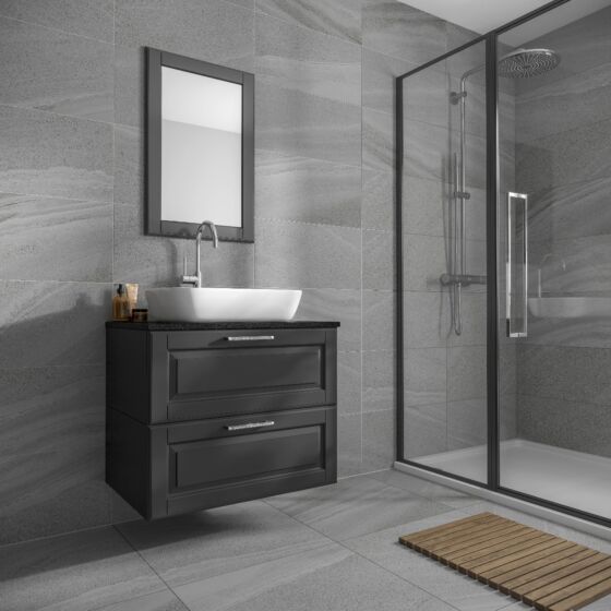 Anderley Dark Grey matt porcelain 300x600mm
